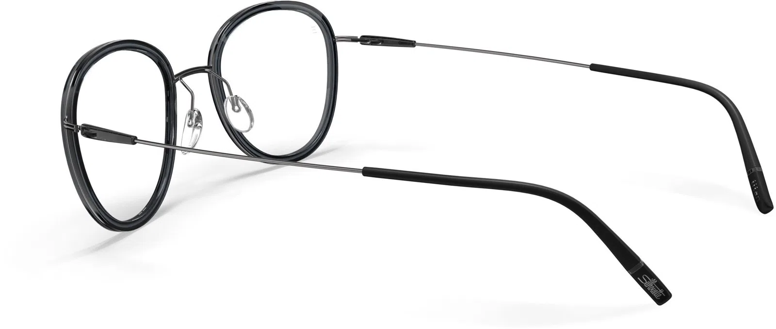 Silhouette Dynamics Colorwave Contour 5581 Eyeglasses - Ruthenium / Graphite - view 10